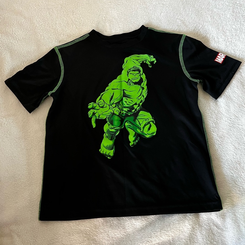 Little Boys Marvel Swim Top